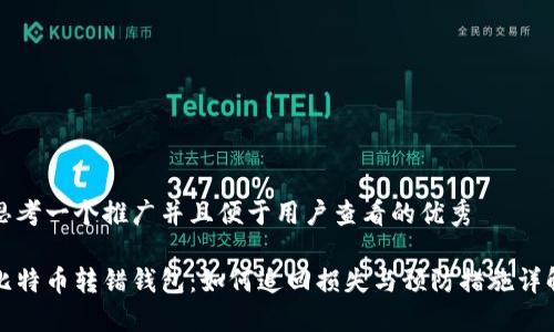 思考一个推广并且便于用户查看的优秀

比特币转错钱包：如何追回损失与预防措施详解